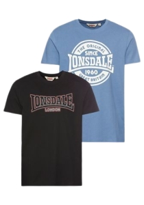 LONSDALE-LONDON-Doppelpack-T-Shirt-Gre-XL-Farbe-schwarzblau