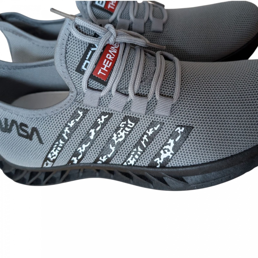 Bild 1 von Beyond the Rainbow Freizeit-Sneaker mit NASA Schriftzug Turnschuh CSK2068 Grau Größe 42