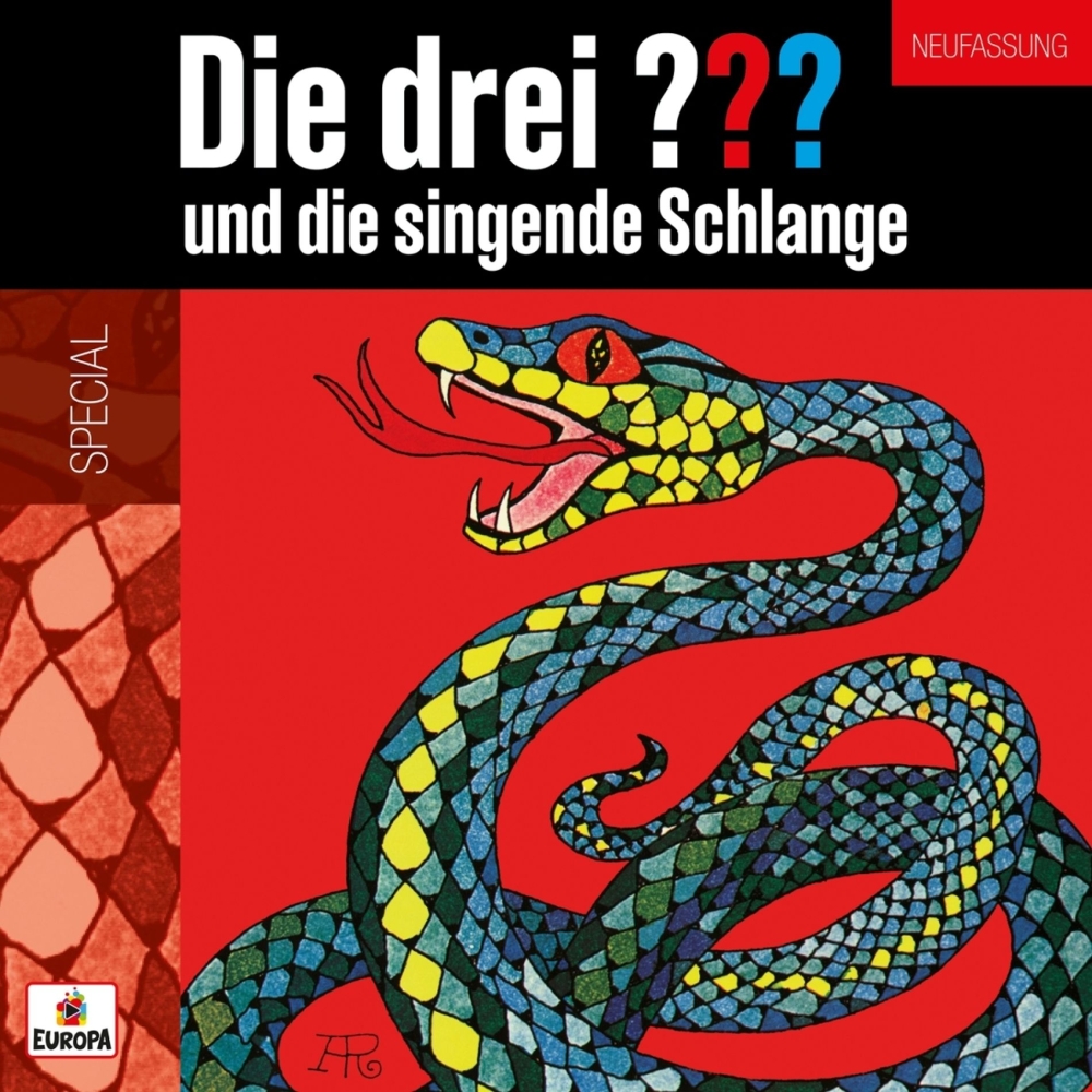 Bild 1 von Die drei Fragezeichen und die singende Schlange CD Folge 25 Neufassung 2 CDs