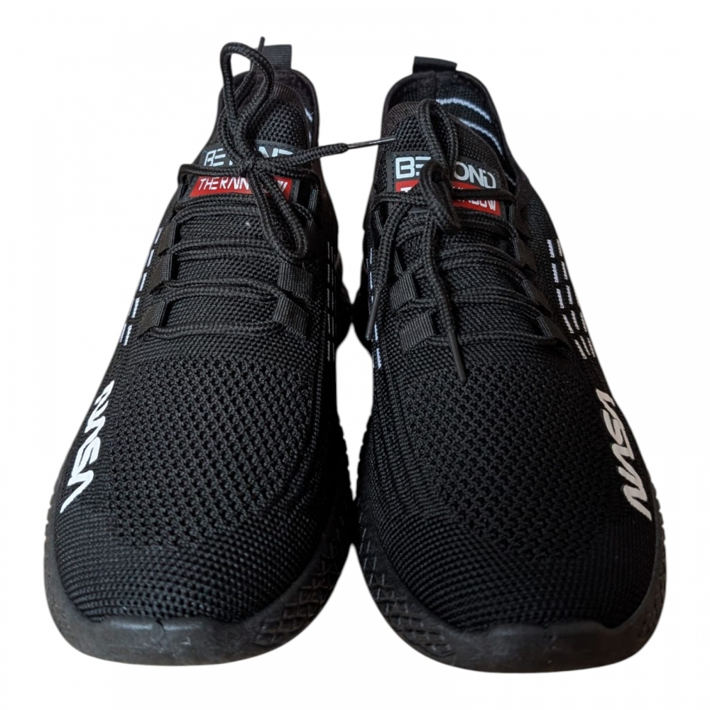 Bild 1 von Beyond the Rainbow Freizeit-Sneaker mit NASA Schriftzug Turnschuh schwarz   / (Größe) 42