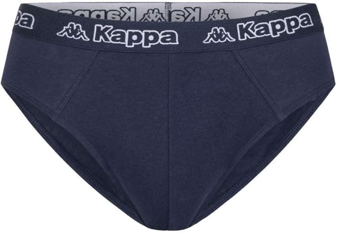 Bild 1 von Kappa Herren Slip mit Baumwoll-Stretch Unterwäsche mit Logobund Blau XL 