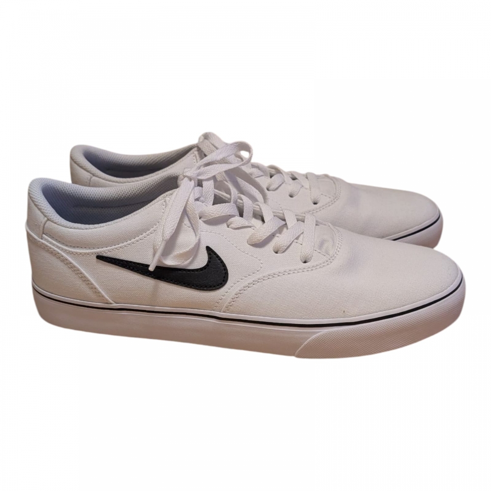 Bild 1 von NIKE SB Chron 2 Canvas-Sneaker für Herren Low-Top Schuhe mit dämpfender Schaumstoffpolsterung Weiß 