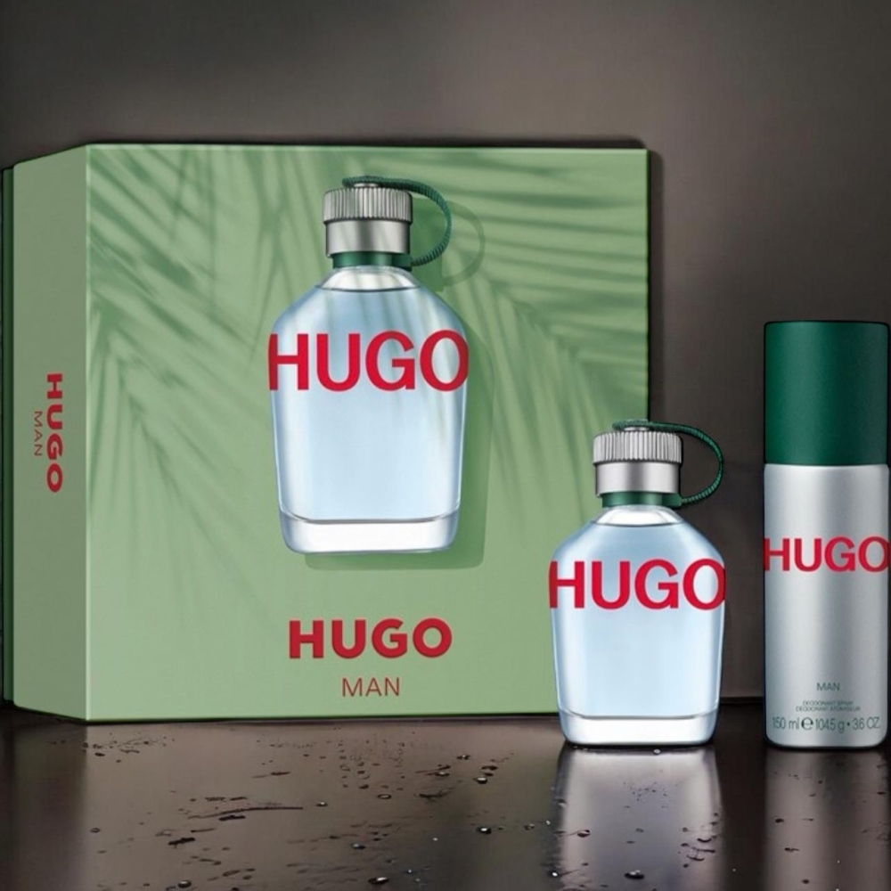 Bild 1 von Hugo Man Duftset Herren Eau de Toilette 75ml + Deodorant Spray 150ml