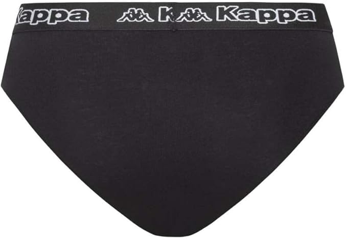 Bild 1 von Kappa Herren Slip mit Baumwoll-Stretch Unterwäsche mit Logobund Schwarz XL 