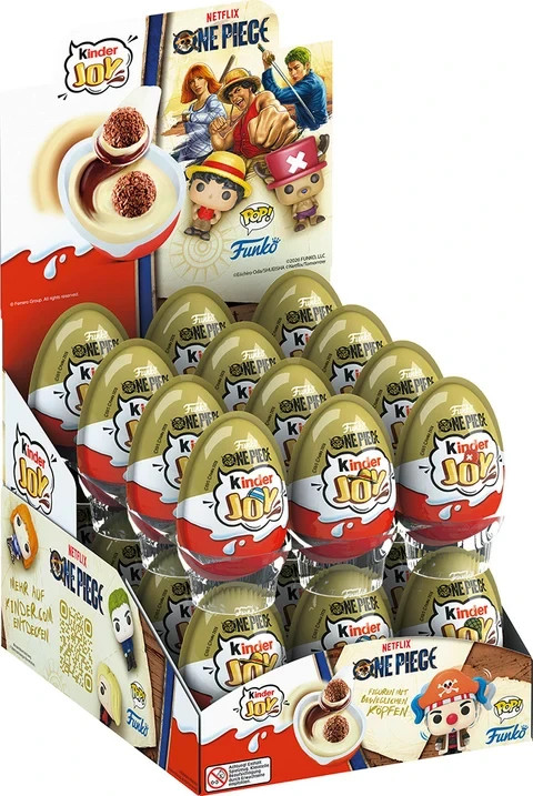Bild 1 von Kinder Joy One Piece 24er Display Limited 2026 Funko Pop Figuren