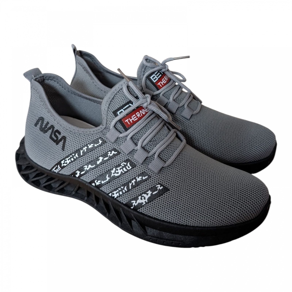 Bild 1 von Beyond the Rainbow Freizeit-Sneaker mit NASA Schriftzug Turnschuh CSK2068 Grau Größe 42