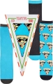 Bild 2 von 3 Paar Tastiq Baumwoll-Socken mit Pizza Print in stylischer Geschenkbox Gr.40-46