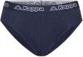 Bild 1 von Kappa Herren Slip mit Baumwoll-Stretch Unterwäsche mit Logobund Blau L