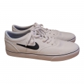 NIKE SB Chron 2 Canvas-Sneaker für Herren Low-Top Schuhe mit dämpfender Schaumstoffpolsterung Weiß 
