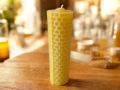 Bienenwachskerze handgedreht 3cm x 10cm